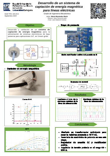 Desarrollo de un sistema de captación de energía magnética para líneas eléctricas
