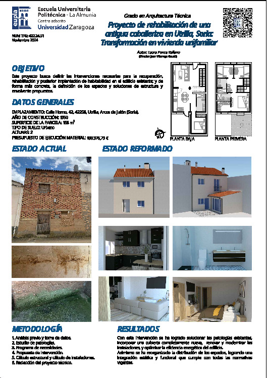 Proyecto de Rehabilitación de una Antigua Caballeriza en Utrilla, Soria: Transformación en Vivienda Unifamiliar